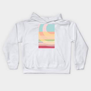 Retro Rays #2 Kids Hoodie